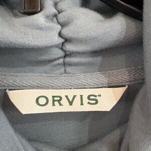 Blue/green Orvis cooling pullover, size medium